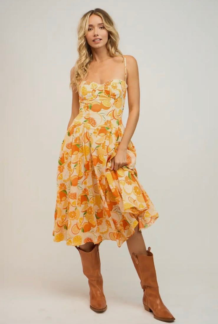 Orange Crush Spring Dress