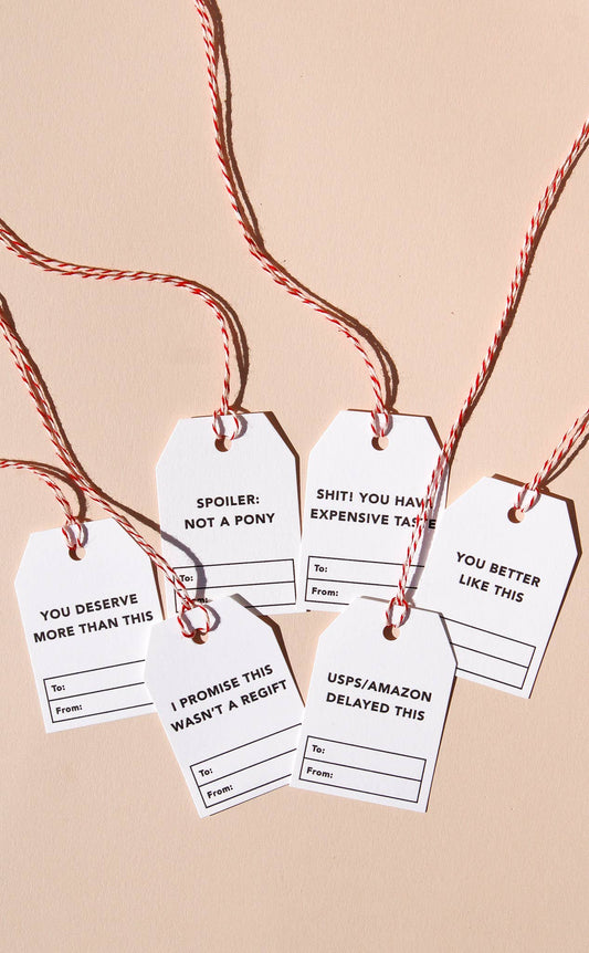 Letterpress Gift Tags