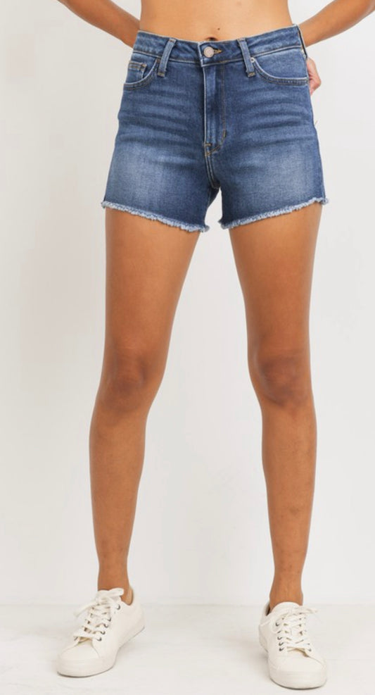 Dark Denim Shorts